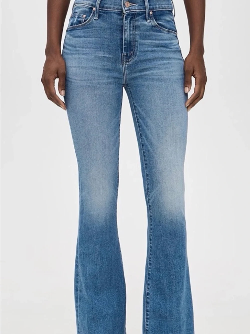 MOTHER Women's Medium Blue Flared Jeans
